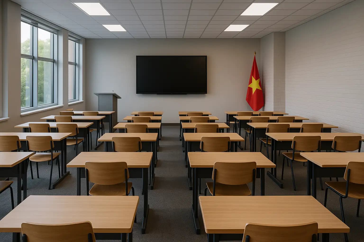 A School in Vietnam Will Use English More
